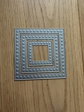 Creative Depot Stanze - Quadratstanze geprägte Herzen Sizzix Big Shot