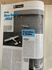 Bauplan für Motorflugzeug Mega, 150 Cm Spannweite