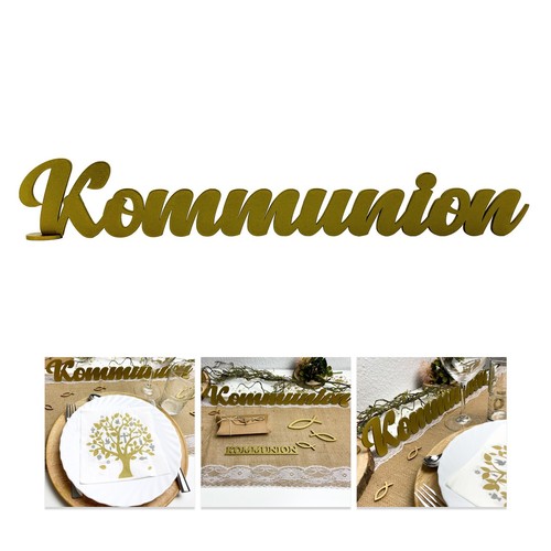 Schriftzug kommunion - kommunion, /