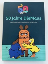 Sammlung 12 x 1/100 oz Goldbarren 999,9 Gold „50 Jahre die Maus“