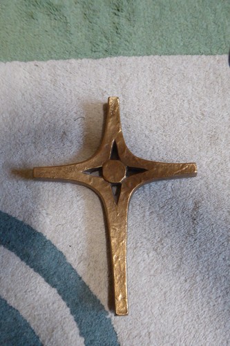 Wandkreuz bronze maria laach - maria,