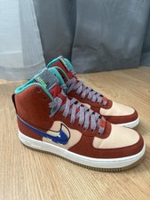 UNRELEASED SAMPLE Nike Air Force 1 High Women’s US W 7.0 Cinnabar Off Noir Sail