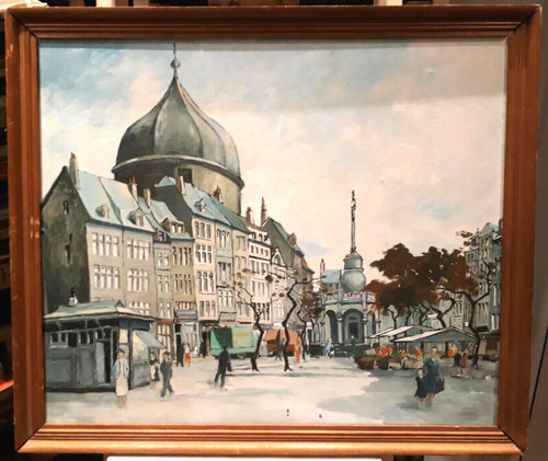 Altes schönes ölgemälde - altes,