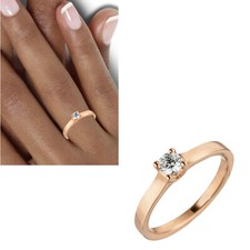 Diamantring 585 echt Gold