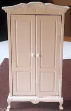 Kleiderschrank 16 x 9 cm weiß NEU & OVP