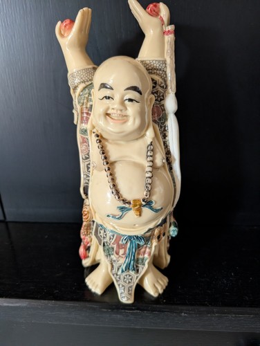 Buddha lachend arme - buddha, in