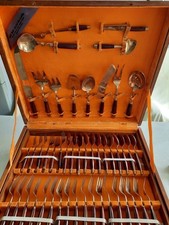 155 Teilig Messing Besteck 12