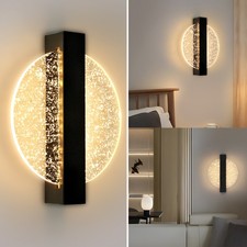 LED Wandleuchte Innen Rund 3000K Warmweiß Wandlampe Korridor Treppe Wohnzimmer 