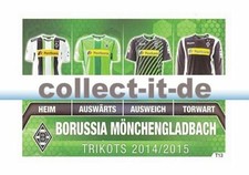 Match Attax 14/15 - T13 - Trikotkarte Borussia Mönchengladbach - Spezial Karte