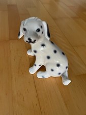 Dalmatiner Porzellan Figur 16 cm hoch 19 cm breit 11 cm tief 380g Hund sitzend