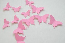 Set schmetterlinge rosa - set,