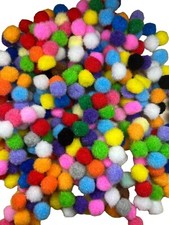 500x Pompons Filz-Kugeln