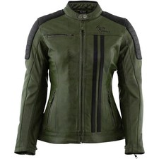 Damen Motorrad Leder Jacke 38