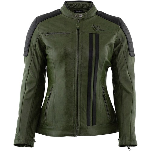 Damen motorrad leder jacke - motorrad, 38