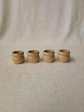 4 x Lichtertülle, Holztülle