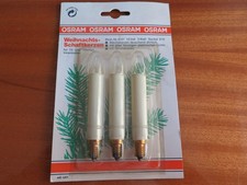 3x OSRAM Weihnachtskerzen
