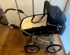 HESBA Corrado Lady Uni Kombi Kinderwagen Klassik, dunkelblau, viel Zubehör  TOP