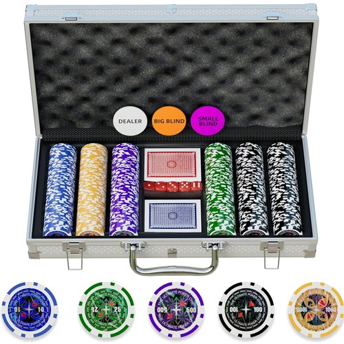 Pokerset 300 teilig pokerchips - pokerset, 300-teilig