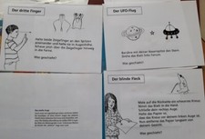 Montessori Sachkunde Kartei Experimente Auge Freiarbeit Kopiervorlage Differenz