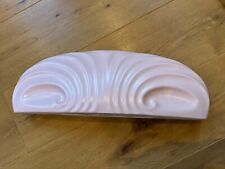 Villeroy & Boch Ablage Muschelform rosa matt Vintage 50cm