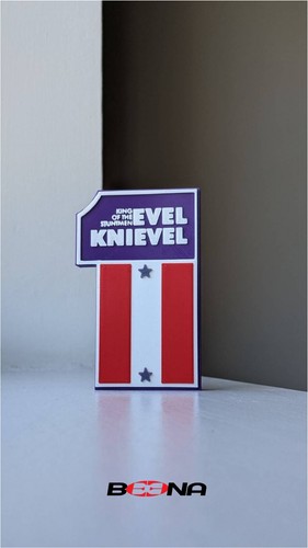 Evel knievel logo display - ,