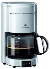 Braun Filter-Kaffeemaschinen Weiss KF 47/1 Aromaster Classic - DEFEKT UNDICHT