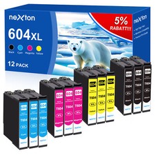 12er Patronen Kompatibel für Epson 604 XL XP-3200 3205 2200 2205 4200 WF-2930