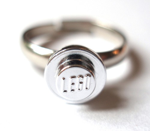 Ring handarbeit mit chrom - ring,