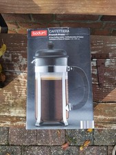 Bodum French Press 1 Liter 8 Tassen schwarz Coffee Maker Kaffee Kaffeebereiter