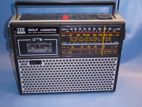 Itt golf cassette 108 radio - cassette,