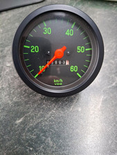 Zündapp Tacho 80mm von VDO bis 60 KMH Werksüberholt.