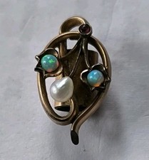 Jugendstil Antiker Walzgold