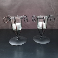 Vintage Paar Kerzenhalter aus