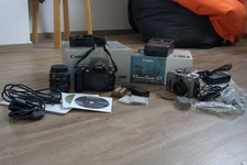 Canon PowerShot G1 3,2 MP Digitalkamera - Metallic silver & Canon D60 + Objektiv