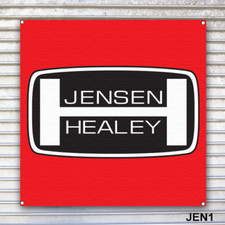 Jensen healey banner sign wall - banner,