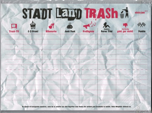 Stadt land trash - trash", von