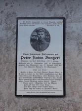 Sterbebild 1 WK  WW 1