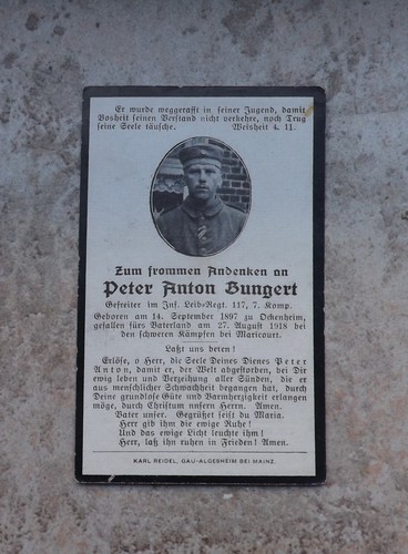 Sterbebild ww 1 - sterbebild,