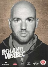 Roland Vrabec FC St. Pauli Autogrammkarte signiert Trainer Fussball