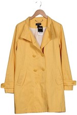 Lands End Mantel Damen Jacke Parka Gr. L Baumwolle Gelb #tmaxlv0