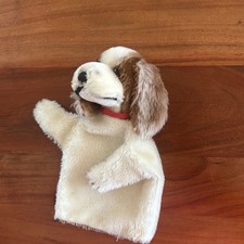 Steiff Handpuppe alt Cocki Hund Cockerspaniel