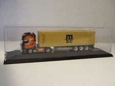 Herpa 1:87 Eigenbau " The Black Pearl " Scania R Container-Sattelzug 40ft Unikat