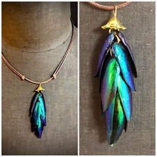 Juwelenkäfer Anhänger Kette