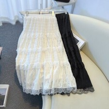 Damen Stufen Rock A-Linie