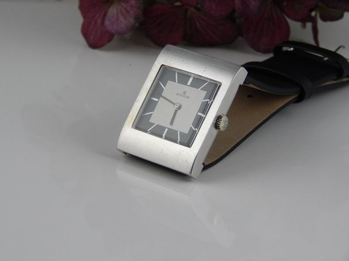 Edox lederarmband uhr - lederarmband,