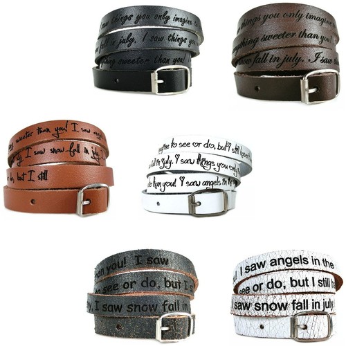 Lederarmband mit gravur cm - lederarmband,
