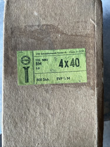 Ddr eska senkschraube 4x40 - ddr,