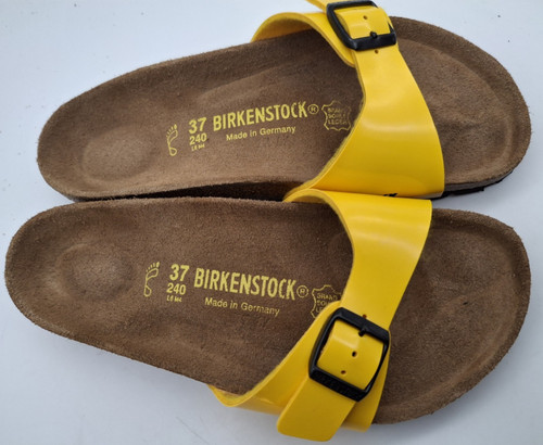 Birkenstock madrid gelb lack - birkenstock,