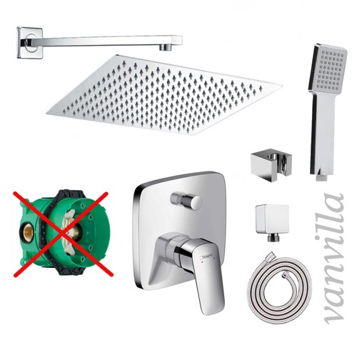 Vanvilla duschset regendusche - duschset,