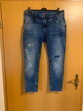 Tredy Stretch Jeans Gr 44 blau Glitzer ausgefallen Neu